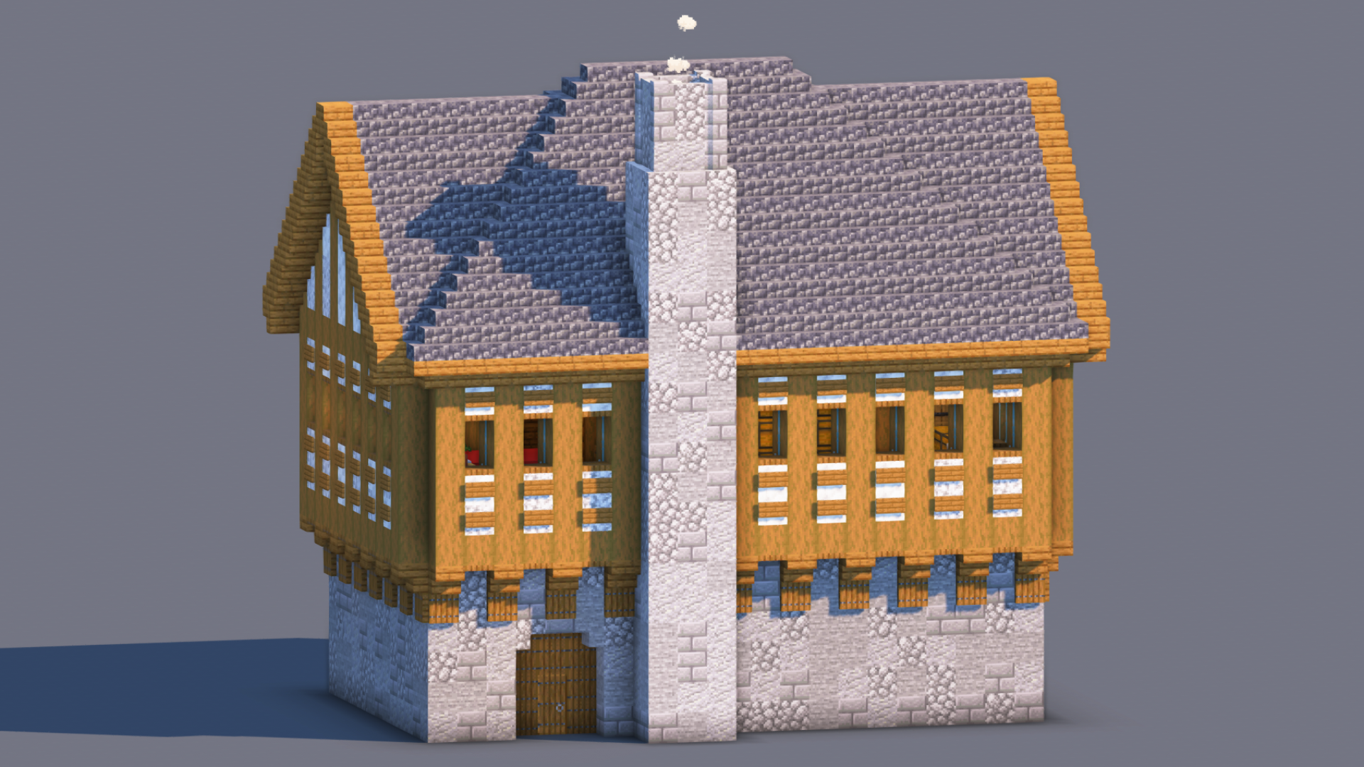 Medieval House – Fully Decorated Interior | Download — Minecraft Build by RaekonBuilds