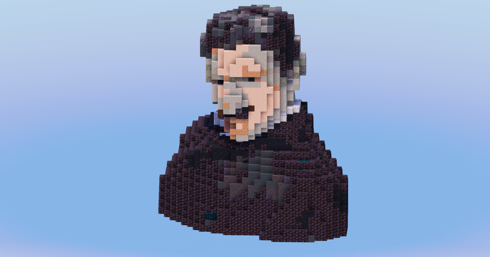 Nikola Tesla Bust — Minecraft Build by LeonisBuilds