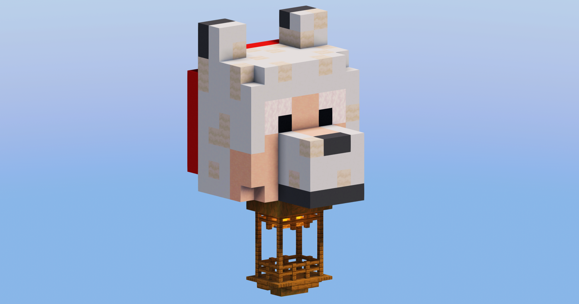 Wolf Hot Air Balloon — Minecraft Build by LeonisBuilds (2)