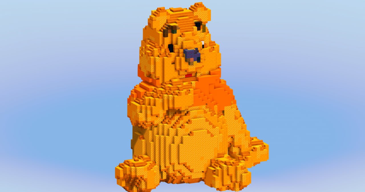 Winnie the Pooh from Disney Winnie the Pooh — Minecraft Build by LeonisBuilds