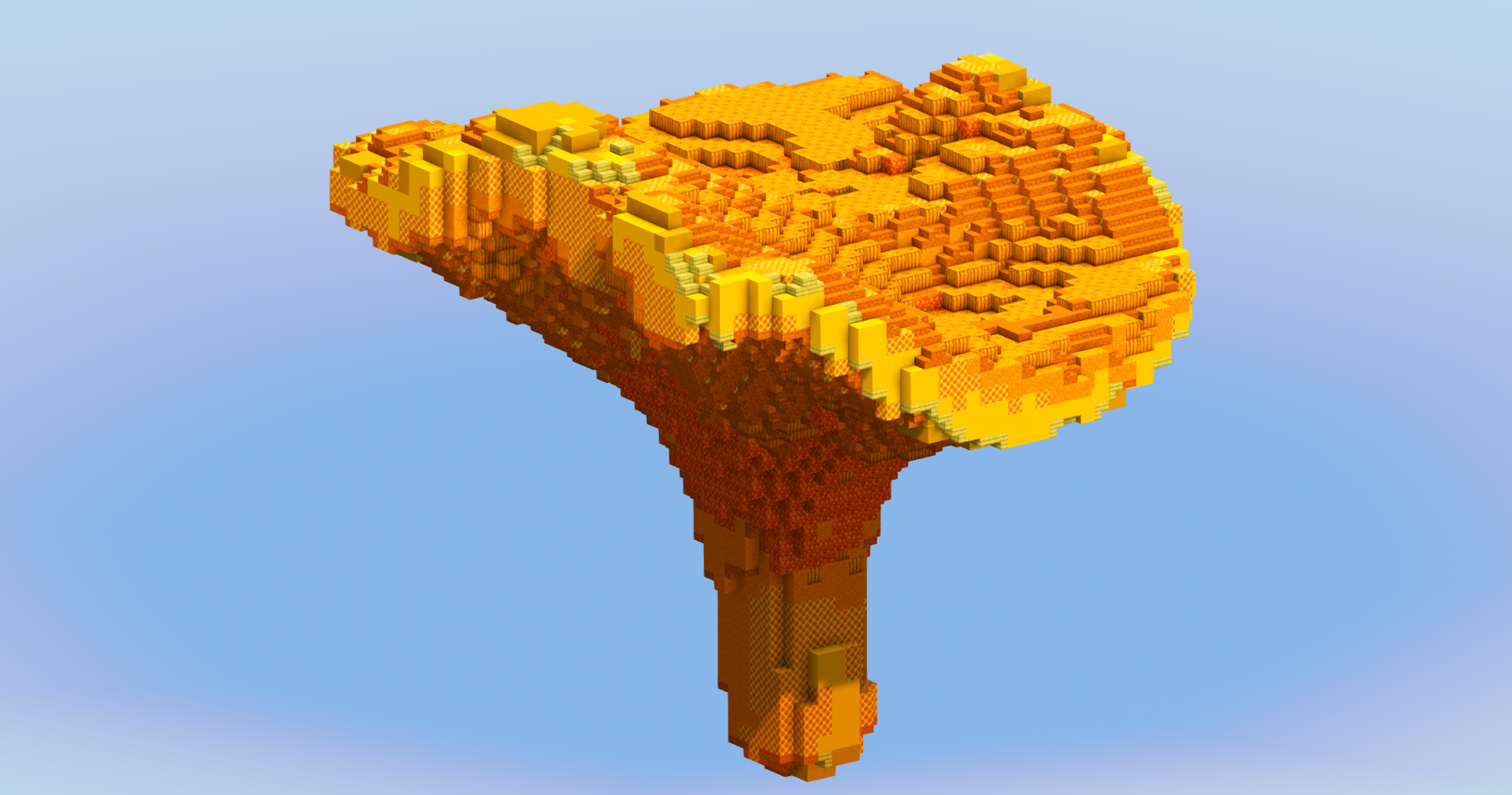 Chanterelle Mushroom — Minecraft Build by LeonisBuilds