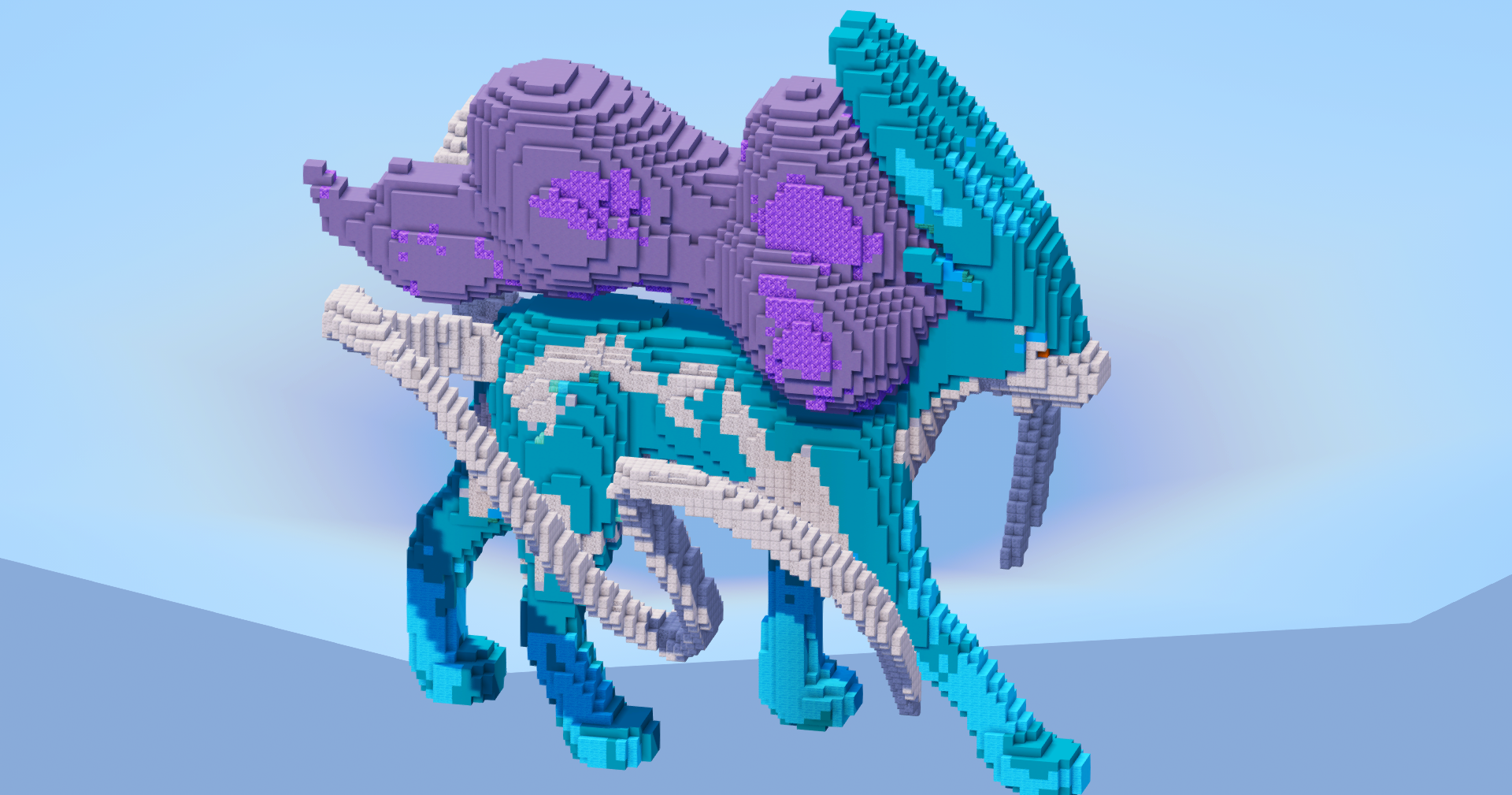 Suicune — Minecraft Build by LeonisBuilds (2)