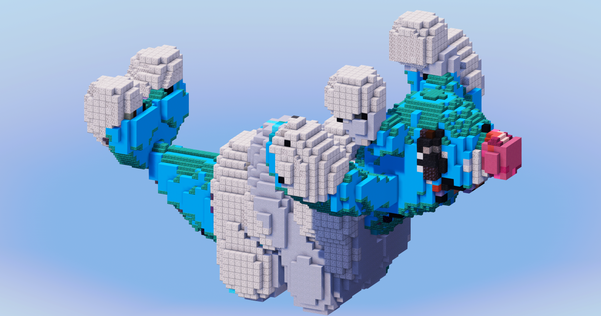Brionne from Pokemon — Minecraft Build by LeonisBuilds