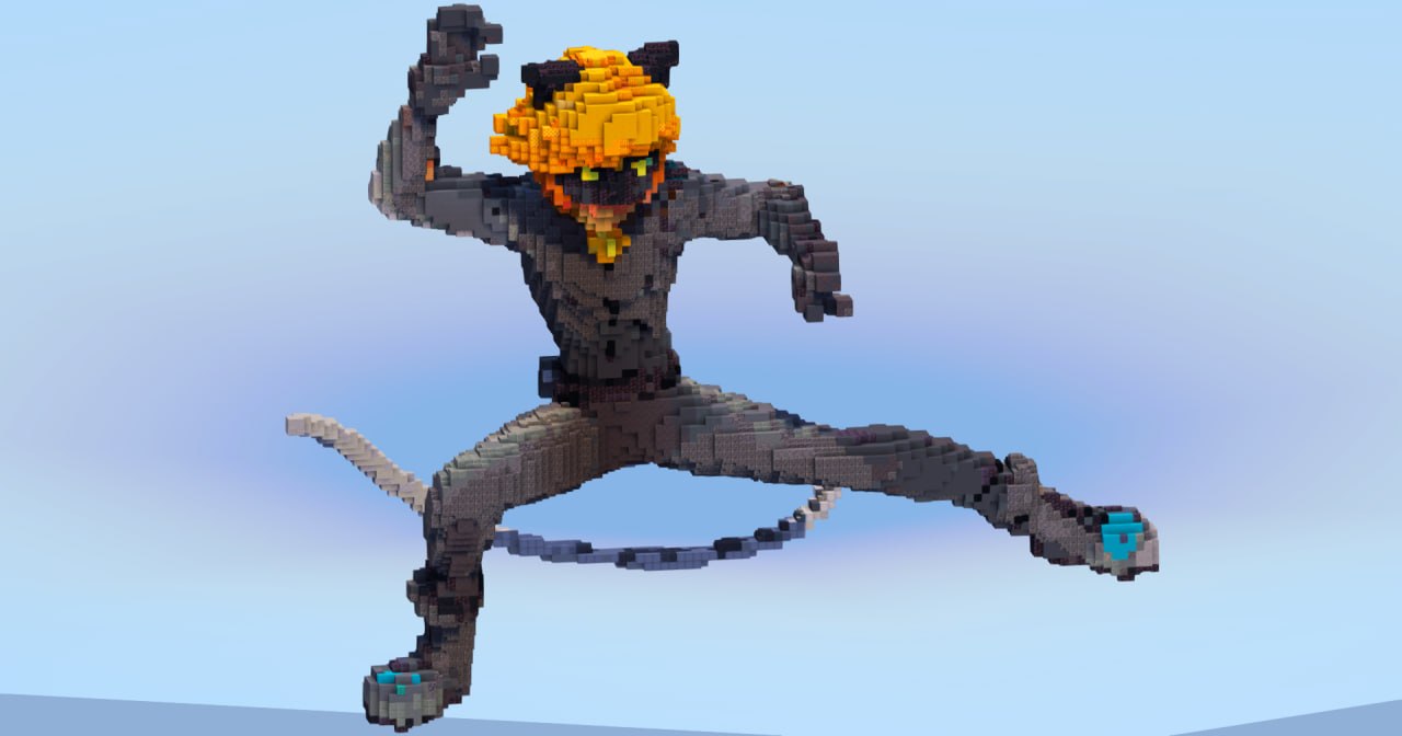 Cat Noir — Minecraft Build by LeonisBuilds (2)