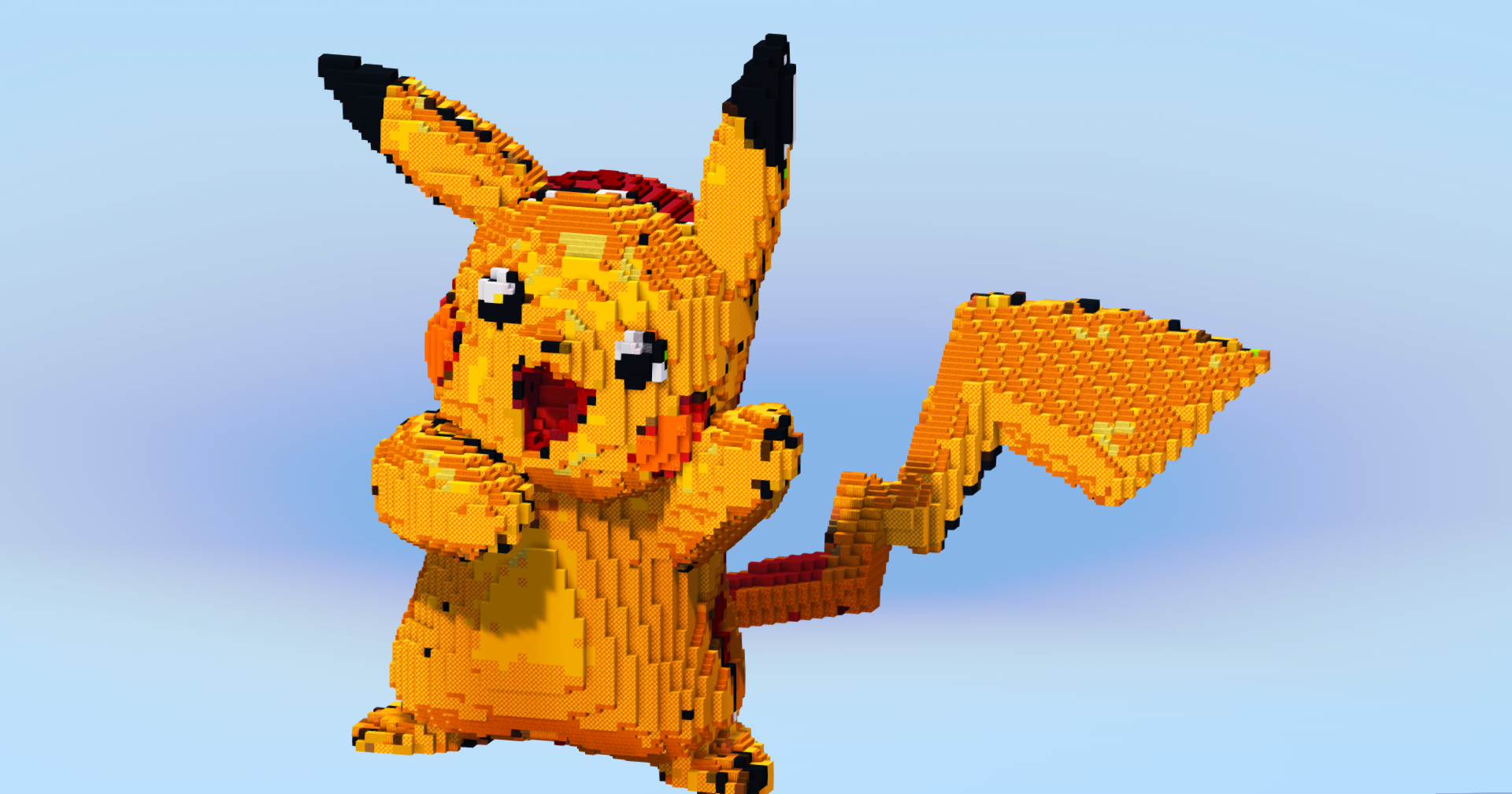 Pikachu — Minecraft Build by LeonisBuilds