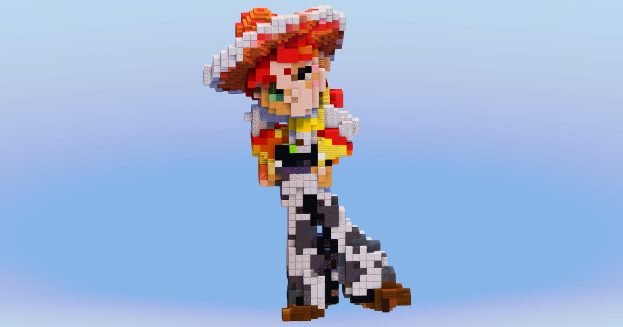 Jessie from Disney Toy Story — Minecraft Build by LeonisBuilds