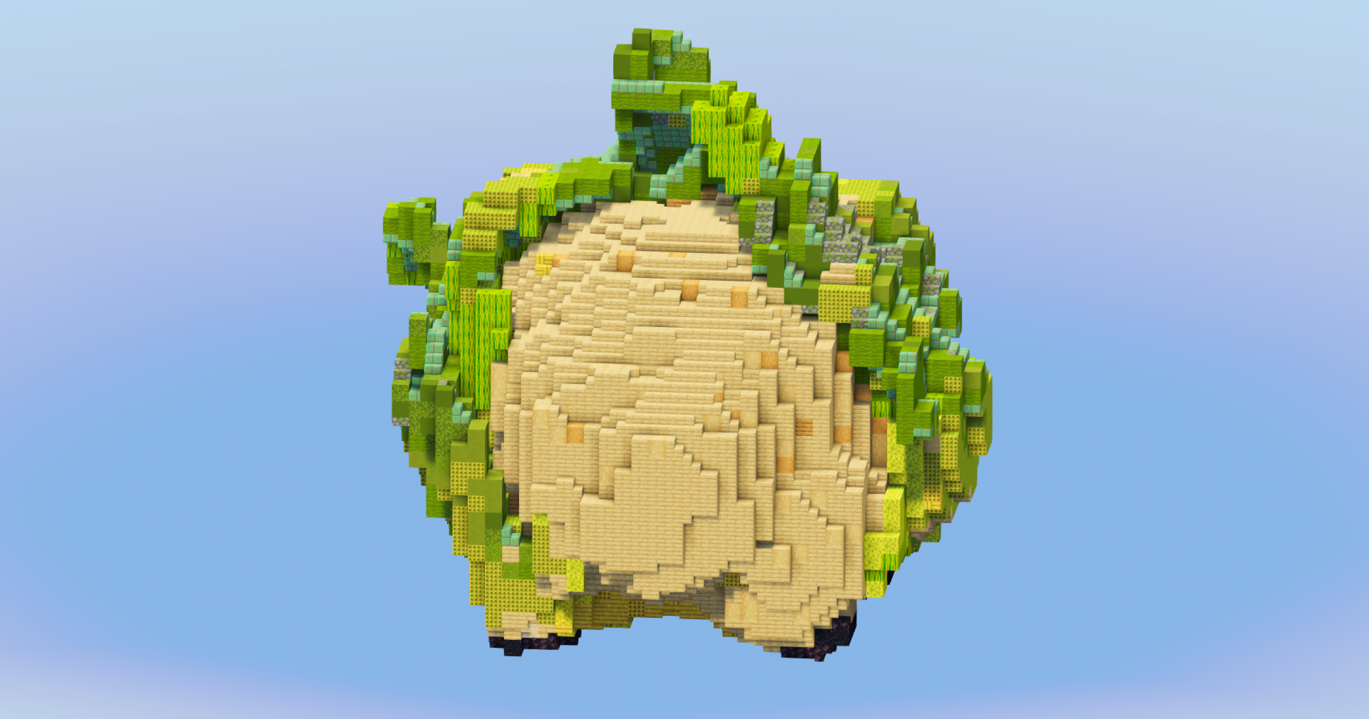 Cauliflower Vegetable — Minecraft Build by LeonisBuilds