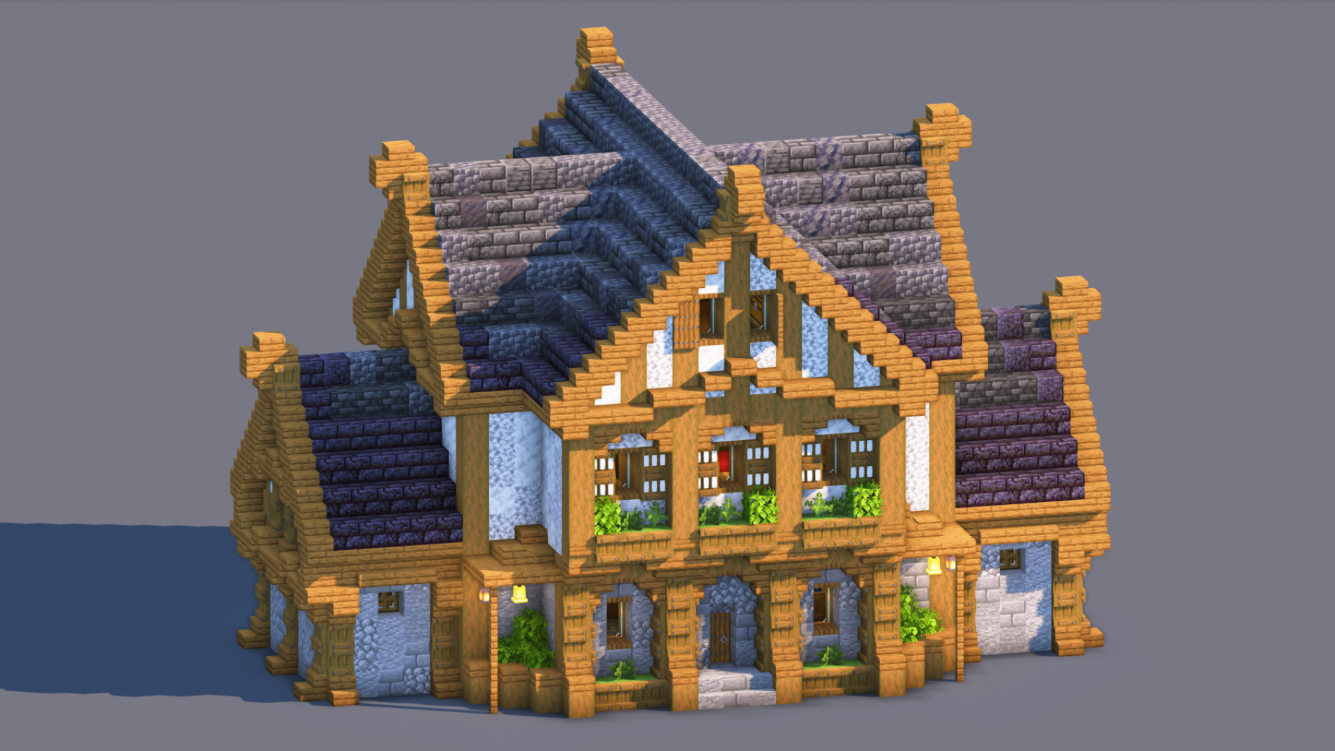 Medieval House – Fully Decorated Interior | Download — Minecraft Build by RaekonBuilds