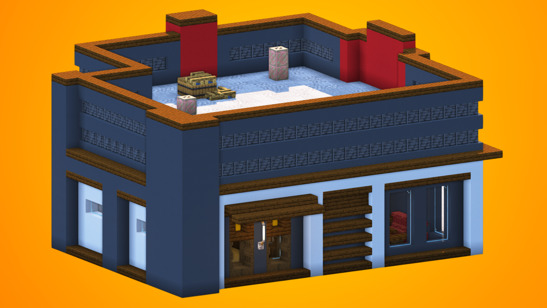 Modern McDonald's | Fully Furnished Interior — Minecraft Build by RaekonBuilds (4)