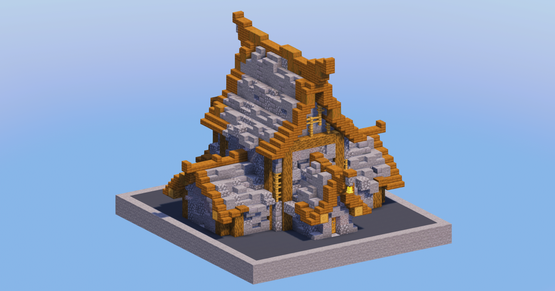 Stone Medieval House 5 — Minecraft Build by LeonisBuilds (2)