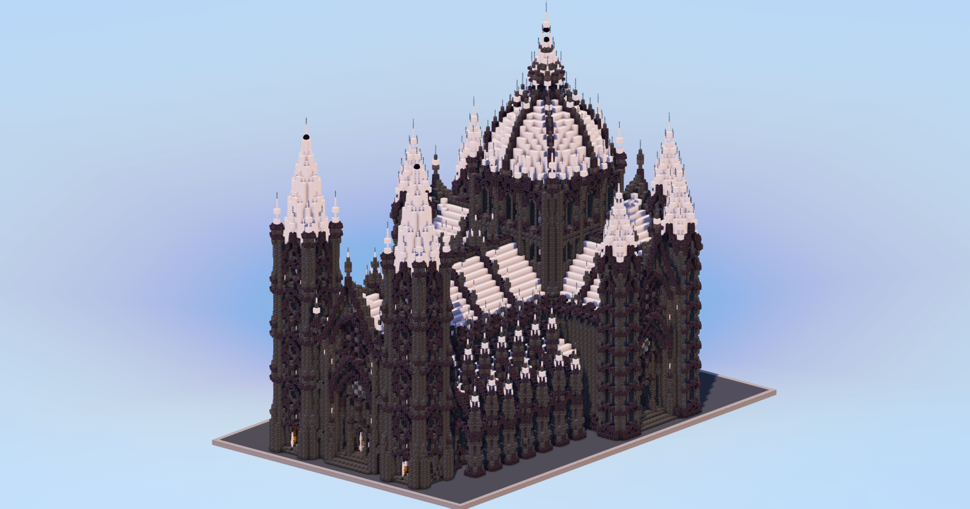 Pale Oak Gothic Cathedral — Minecraft Build by LeonisBuilds (2)