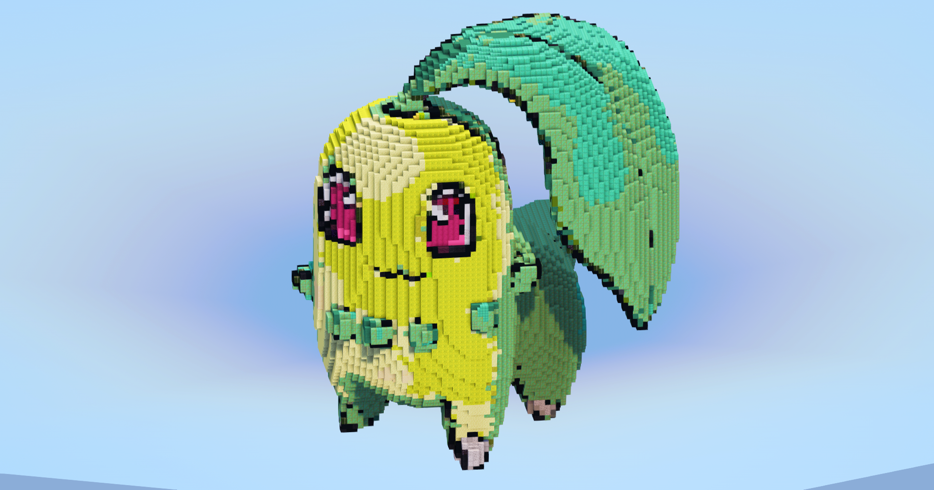Chikorita — Minecraft Build by LeonisBuilds