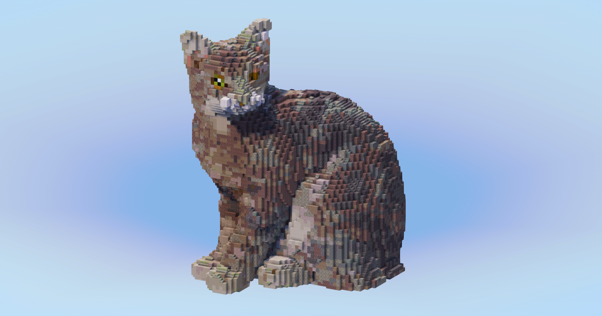 Gray Cat — Minecraft Build by LeonisBuilds (2)