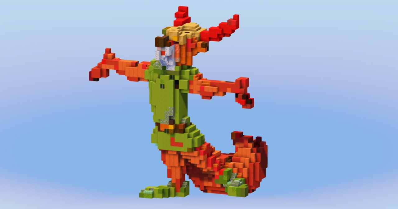 Robin Hood from Disney Robin Hood — Minecraft Build by LeonisBuilds