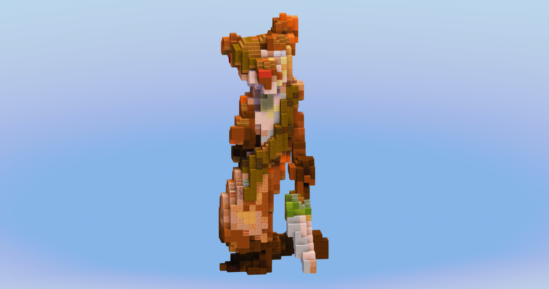 Buck from Ice Age — Minecraft Build by LeonisBuilds
