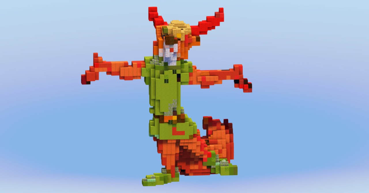 Robin Hood from Disney Robin Hood — Minecraft Build by LeonisBuilds (2)
