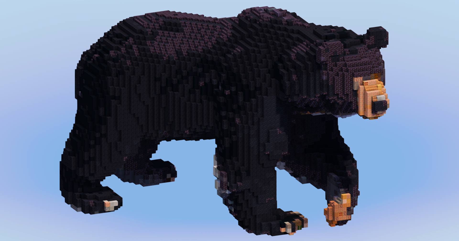 Black Bear — Minecraft Build by LeonisBuilds