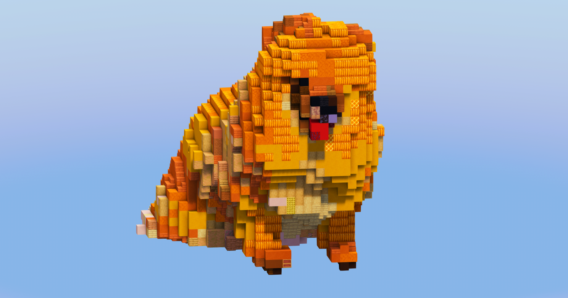 Pomeranian Dog — Minecraft Build by LeonisBuilds
