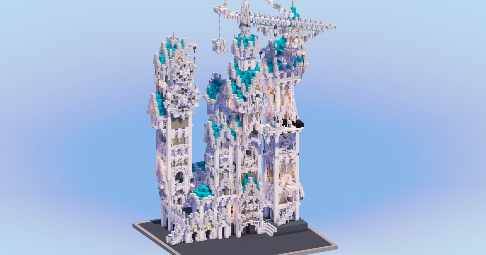 Pale Oak Medieval Fantasy Mansion — Minecraft Build by LeonisBuilds (3)