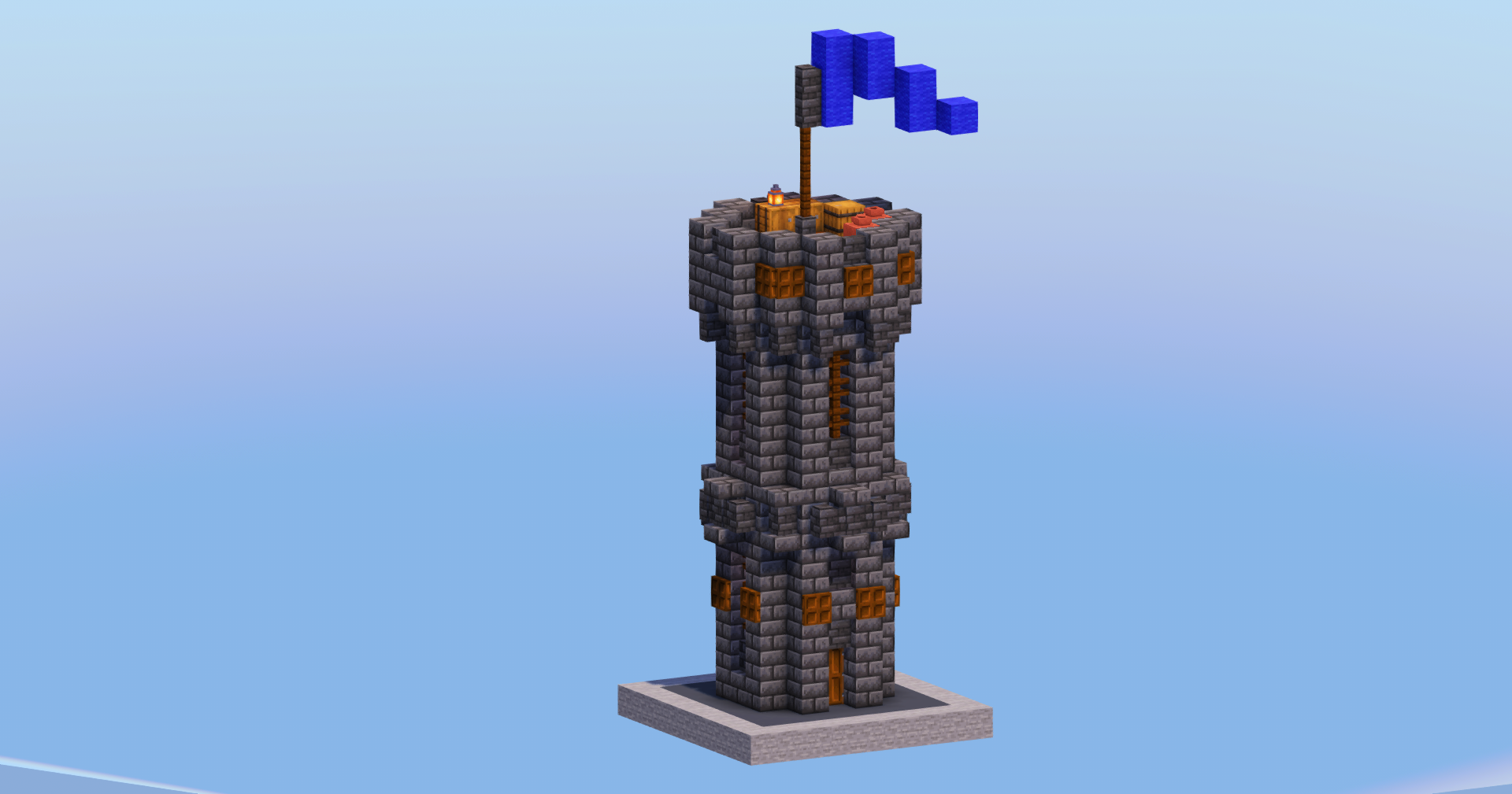 Small Dark Medieval Tower — Minecraft Build by LeonisBuilds (2)