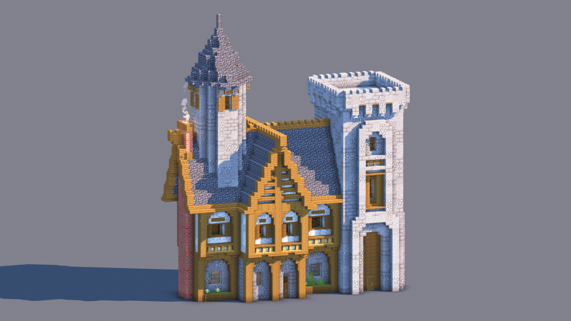 Medieval House – Fully Decorated Interior | Download — Minecraft Build by RaekonBuilds