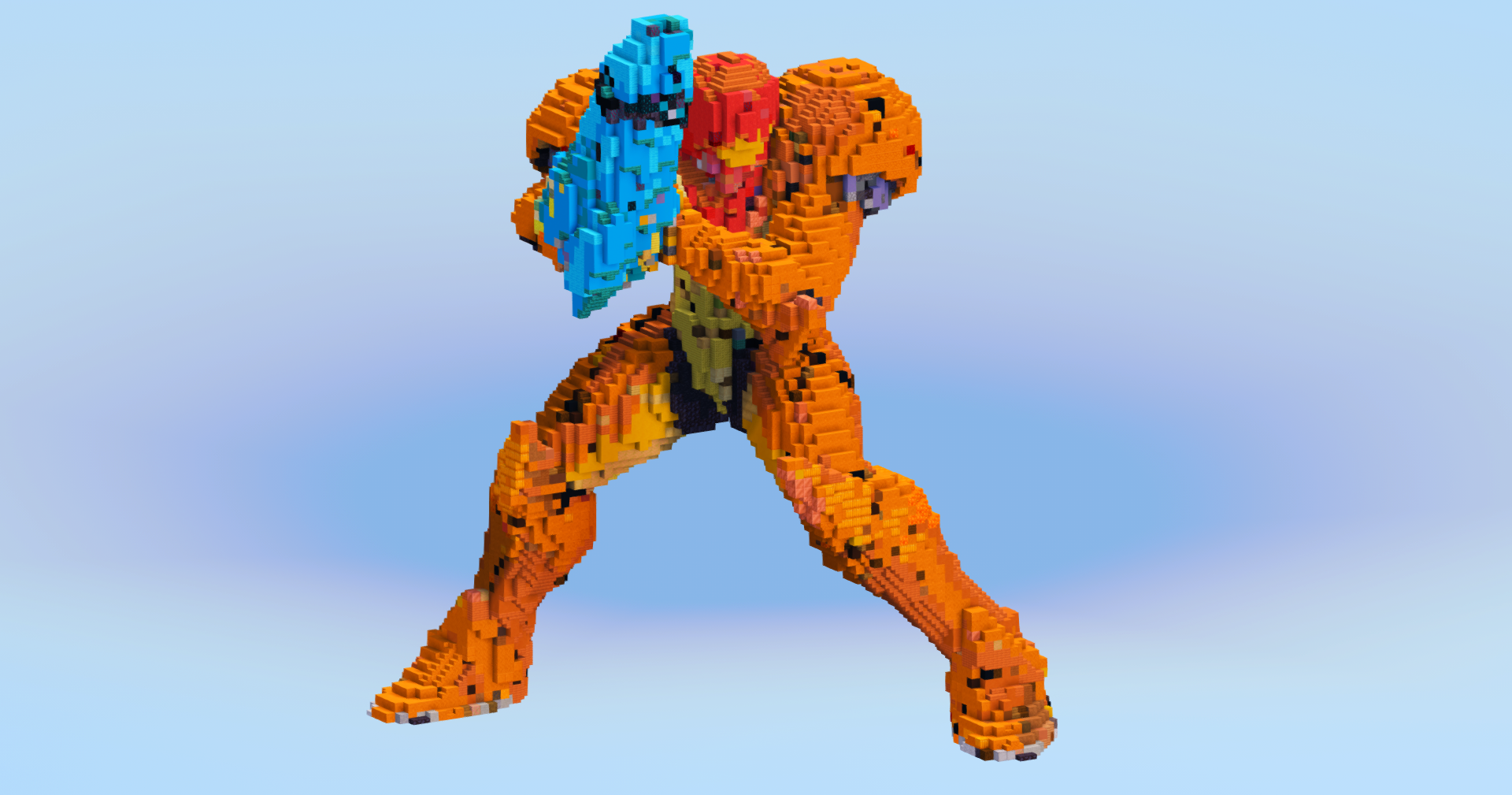 Samus Aran — Minecraft Build by LeonisBuilds