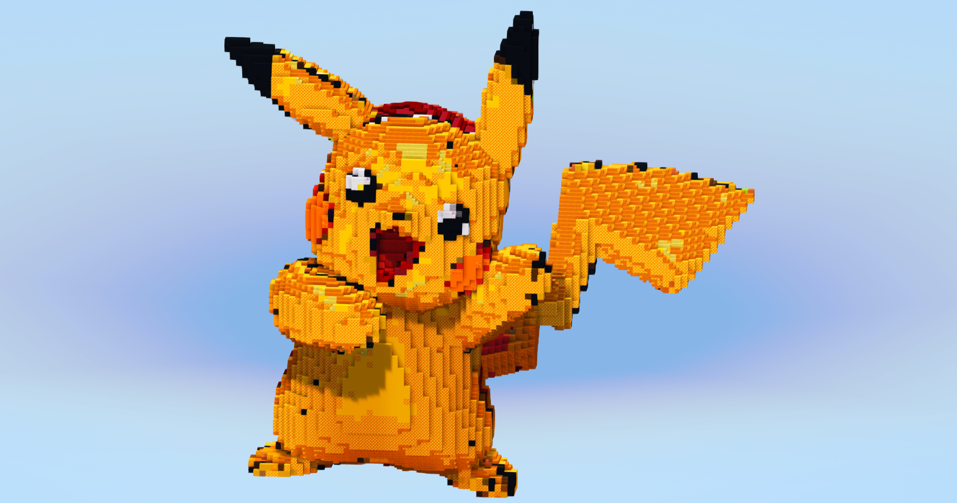 Pikachu — Minecraft Build by LeonisBuilds (2)