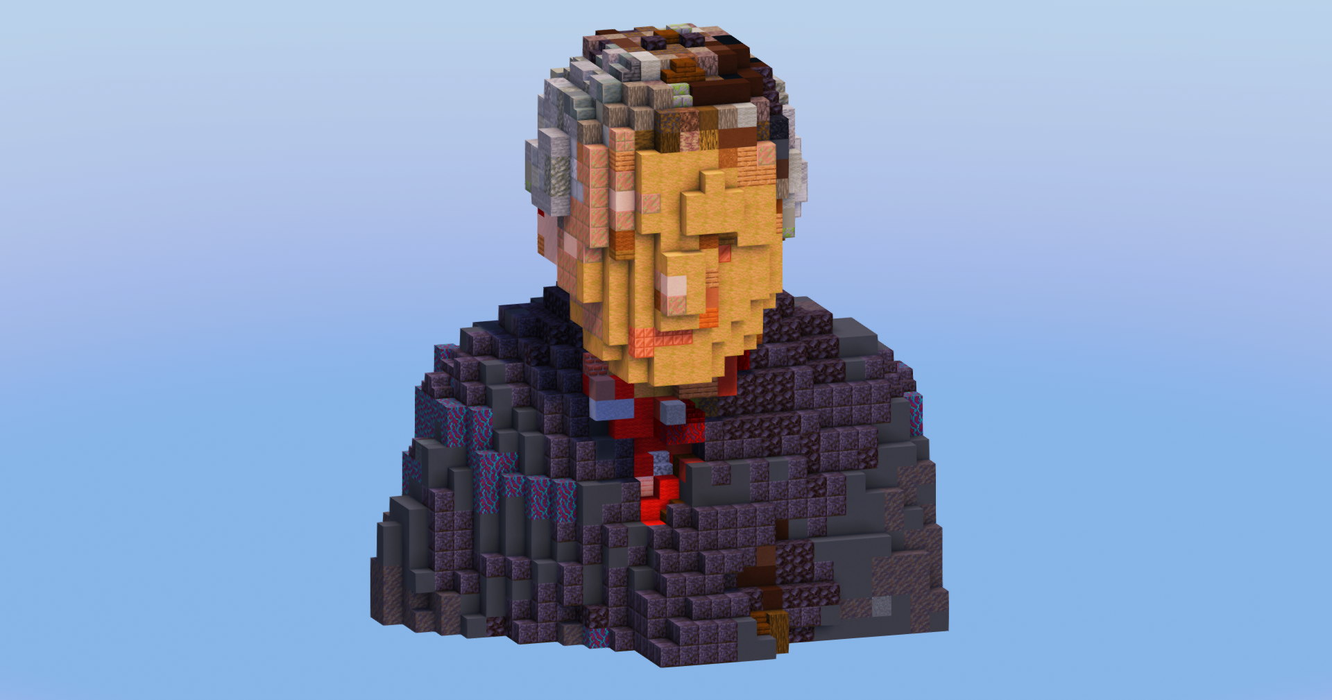 Marie Curie Bust — Minecraft Build by LeonisBuilds
