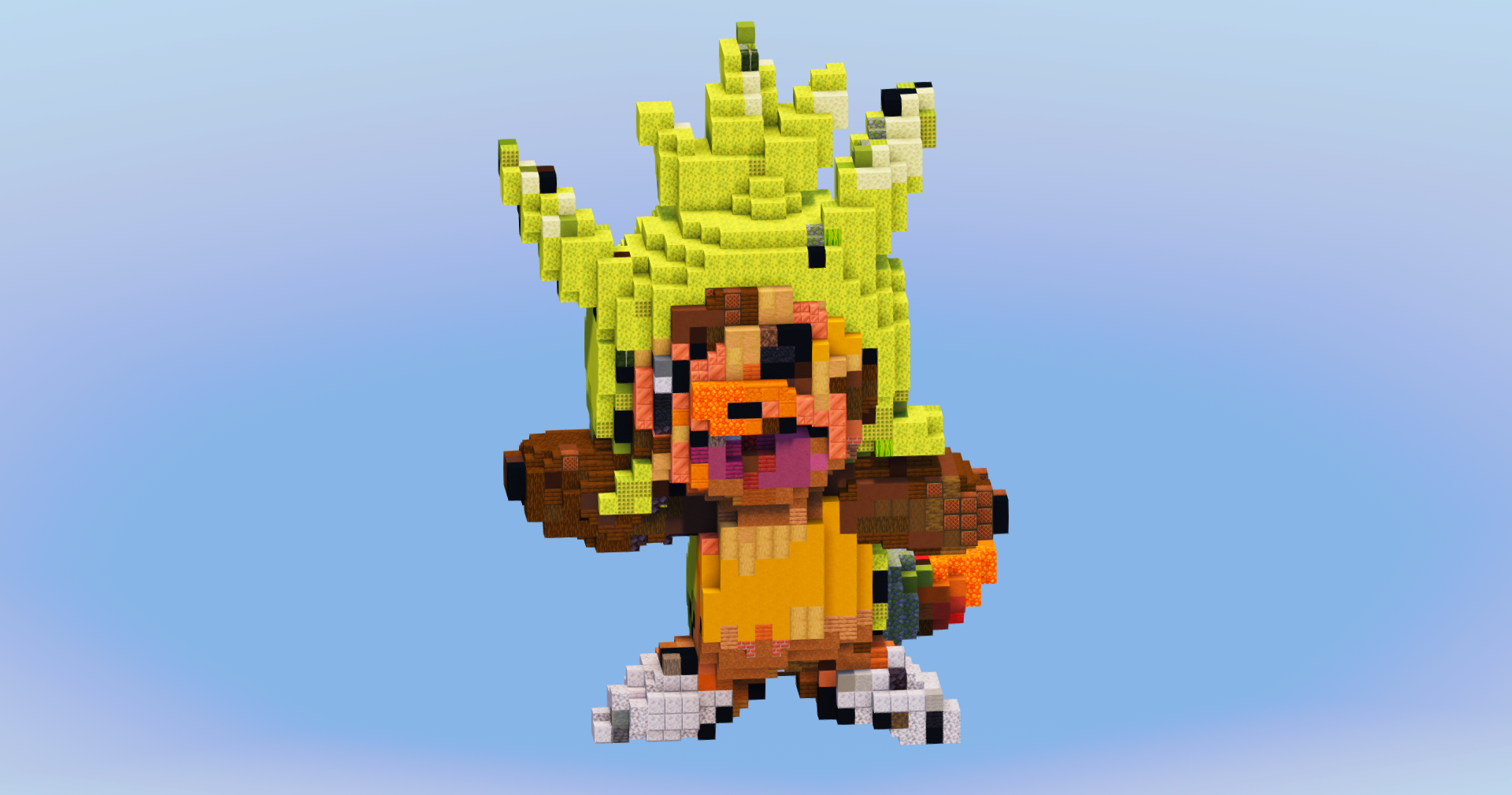 Chespin from Pokemon — Minecraft Build by LeonisBuilds