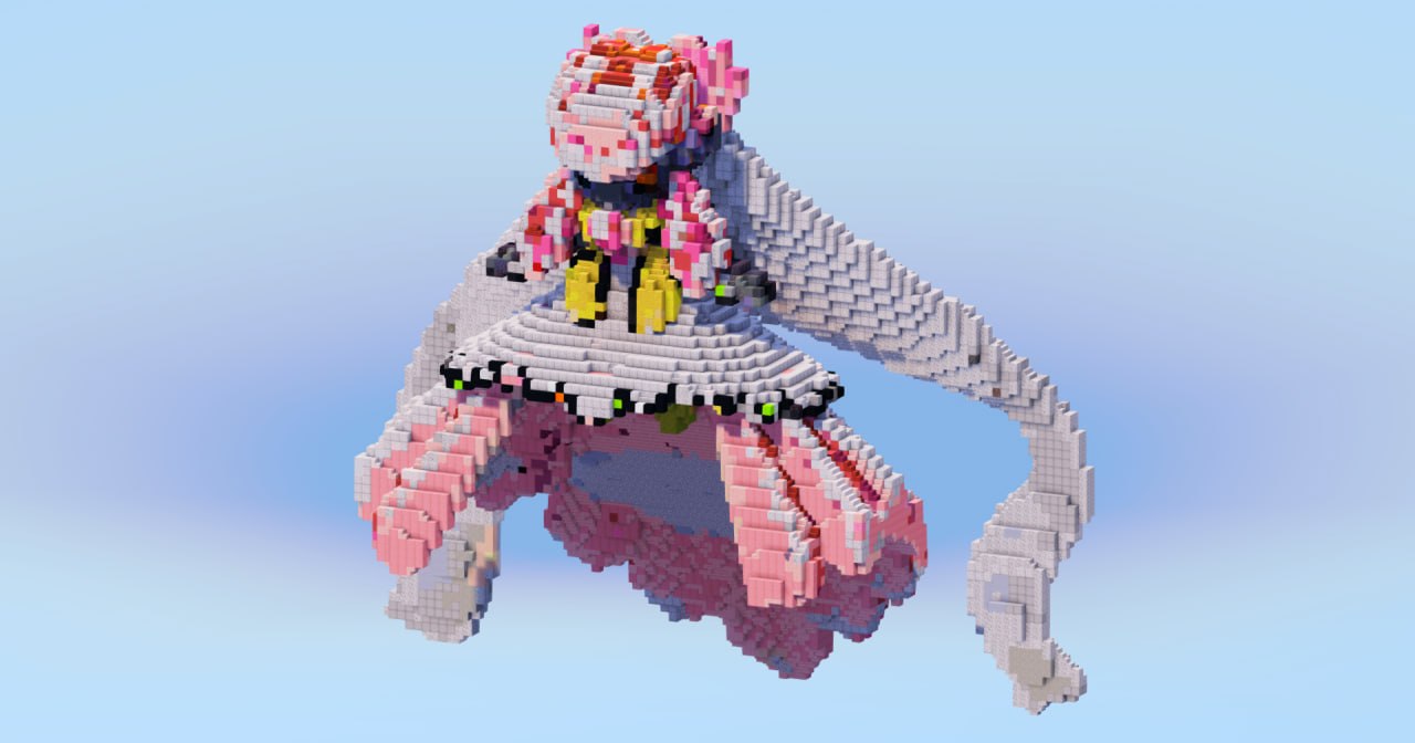 Mega Diancie — Minecraft Build by LeonisBuilds (2)