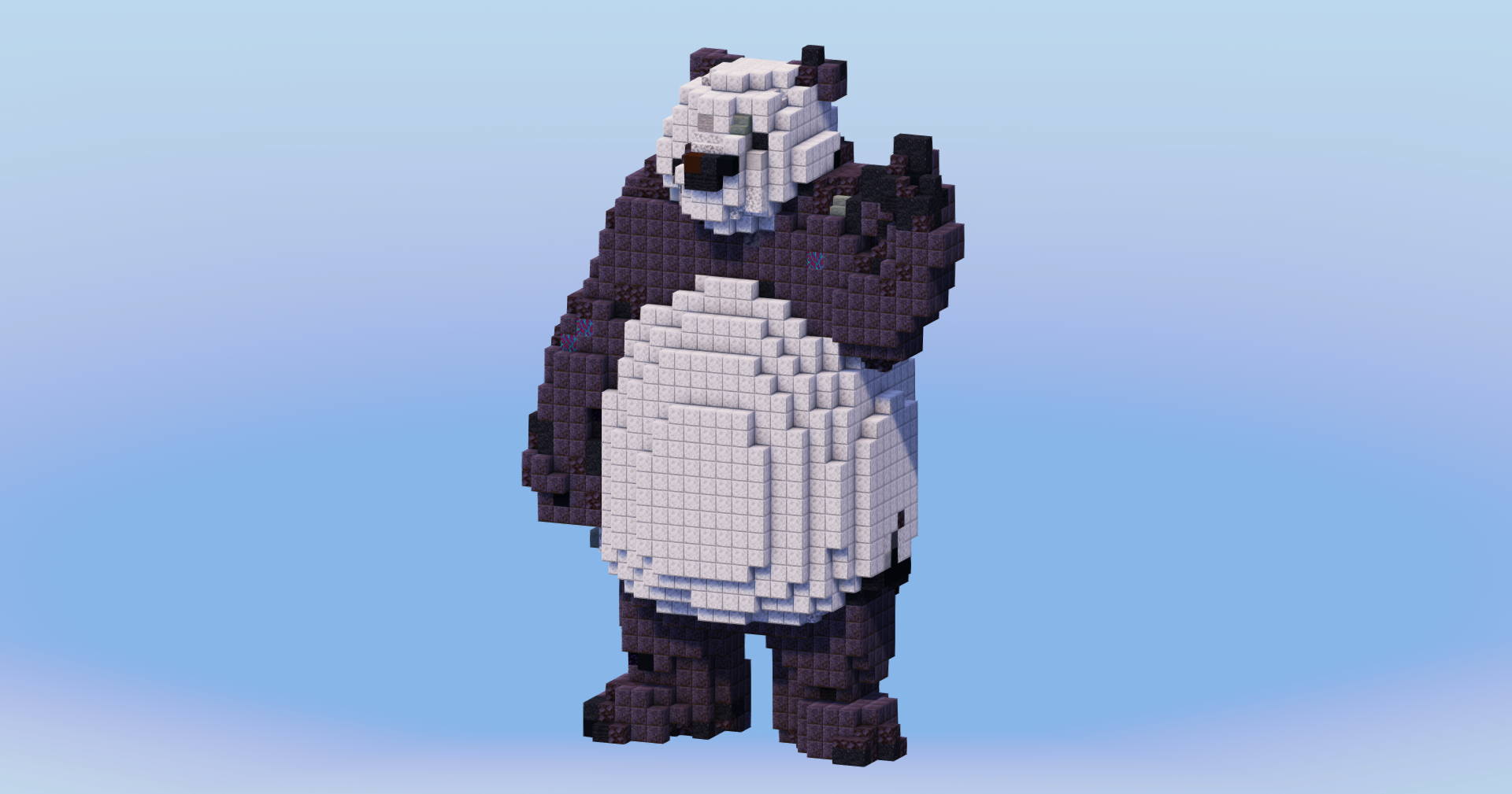 Panda from Jujutsu Kaizen — Minecraft Build by LeonisBuilds