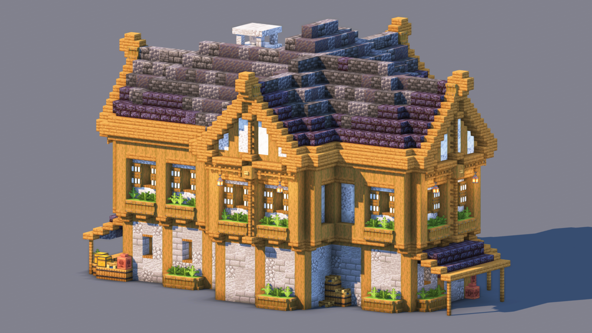 Medieval House – Fully Decorated Interior | Download — Minecraft Build by RaekonBuilds (2)