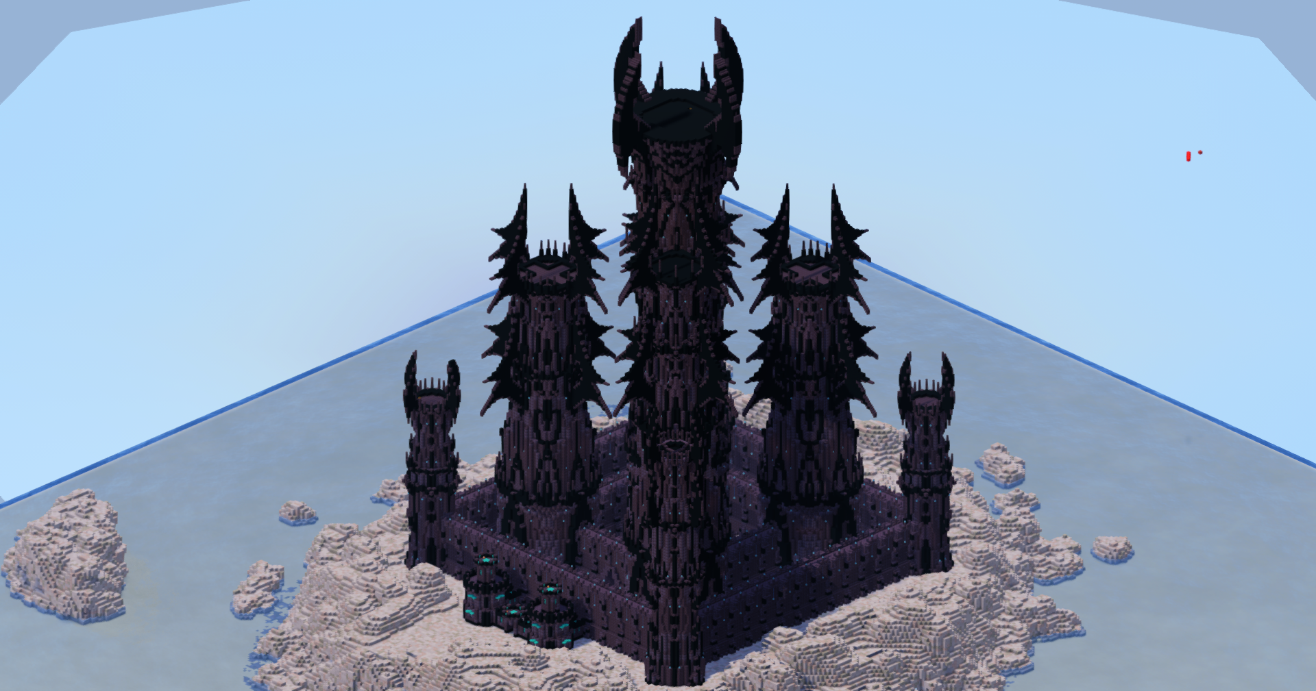 Blackstone Fantasy Castle 400x400 Blocks Fully Built Map — Minecraft Build by LeonisBuilds (3)