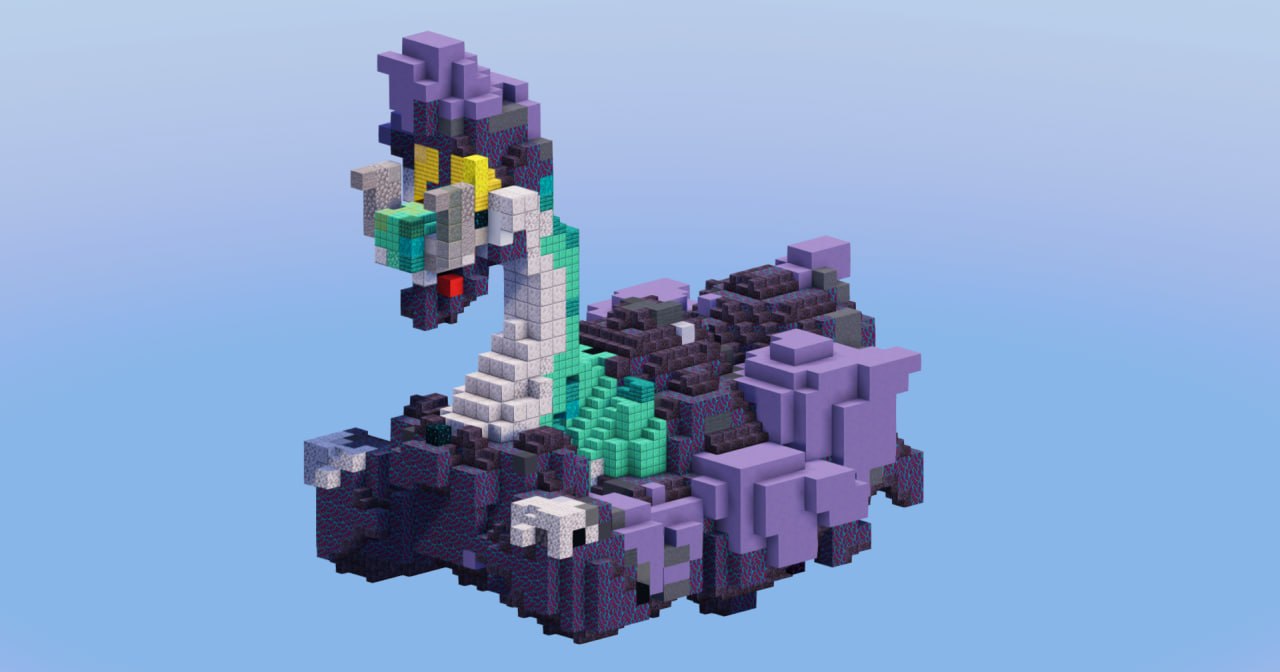 Mega Drampa from Pokemon — Minecraft Build by LeonisBuilds