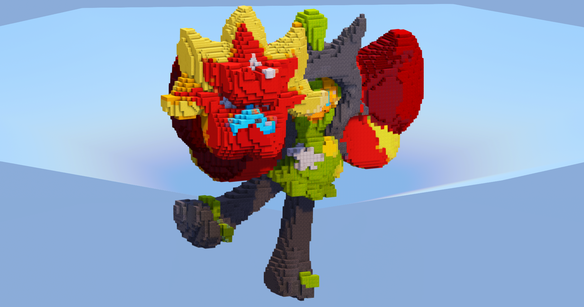 Ogerpon Hearthflame Mask — Minecraft Build by LeonisBuilds (2)