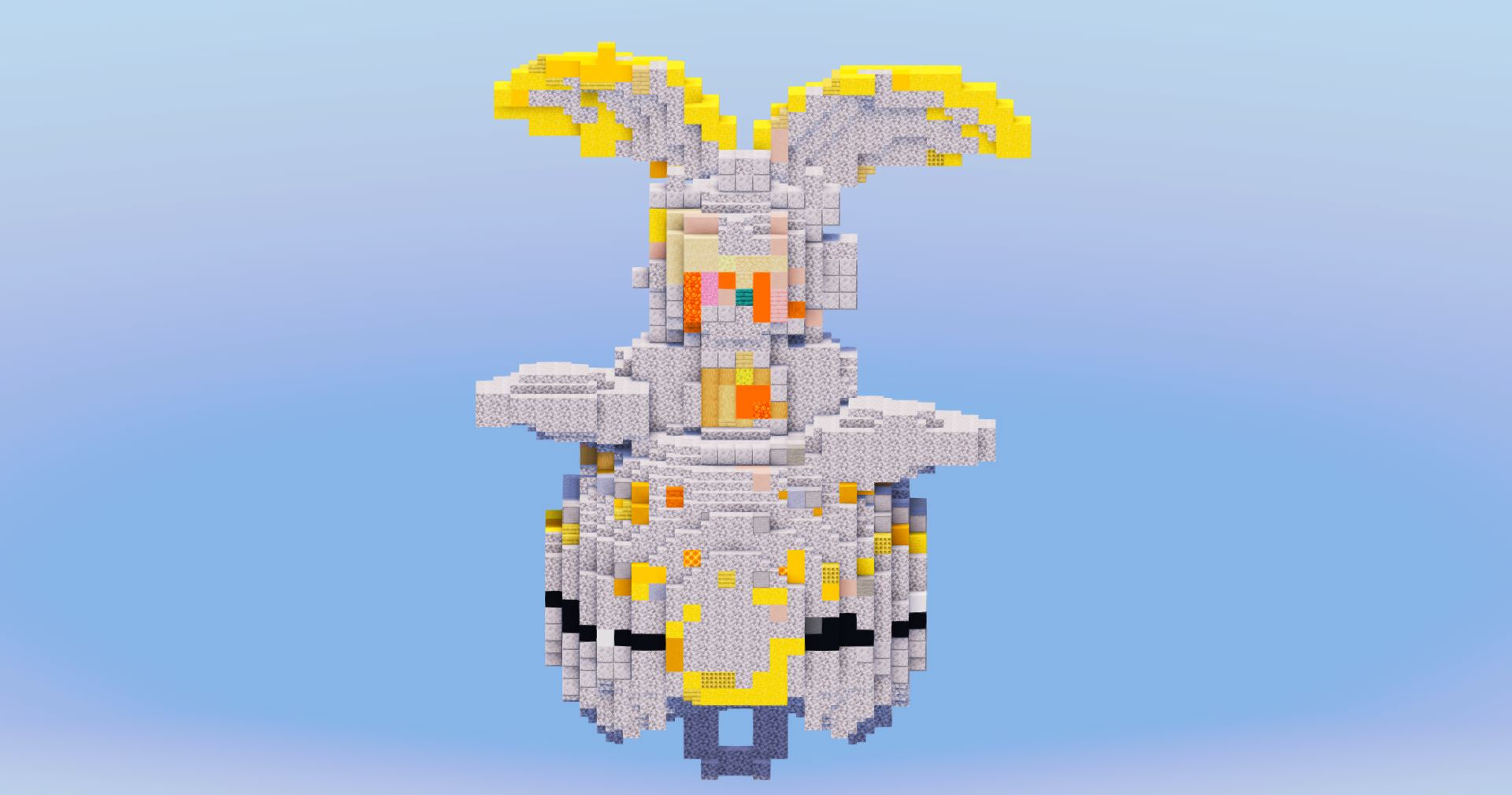 Magearna from Pokemon — Minecraft Build by LeonisBuilds