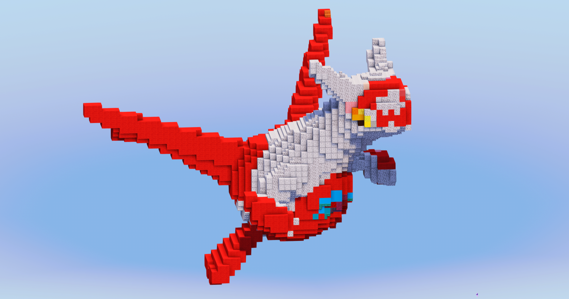 Latias from Pokemon — Minecraft Build by LeonisBuilds