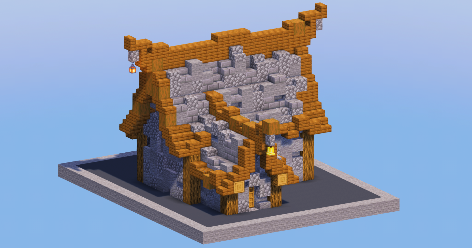 Stone Medieval House 6 — Minecraft Build by LeonisBuilds