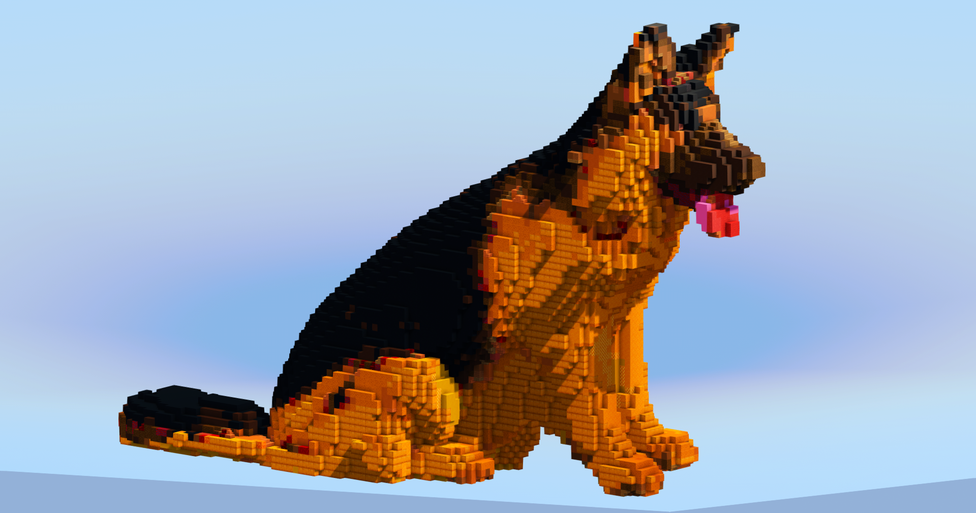 German Shepherd — Minecraft Build by LeonisBuilds (2)