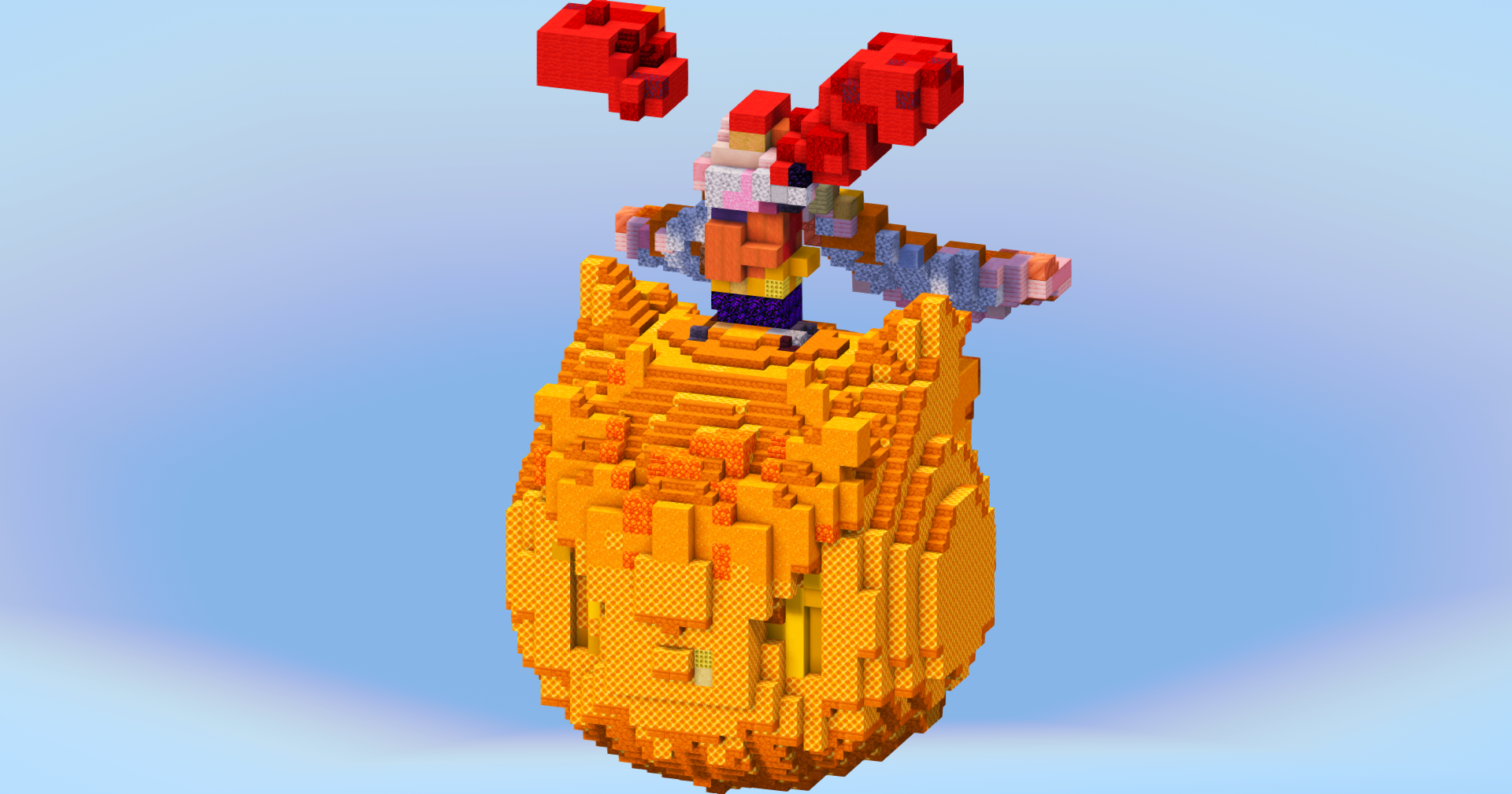Gigantamax Cinderace from Pokemon — Minecraft Build by LeonisBuilds
