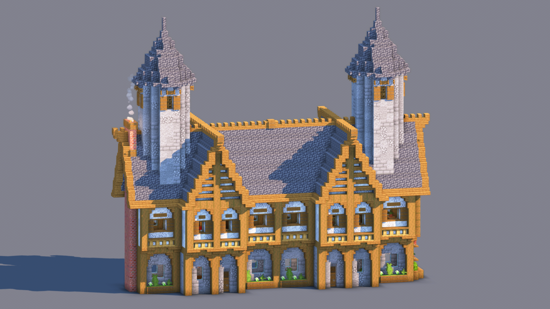 Medieval House – Fully Decorated Interior | Download — Minecraft Build by RaekonBuilds