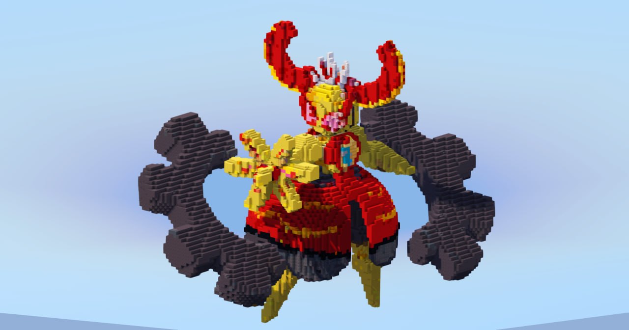 Mega Magearna — Minecraft Build by LeonisBuilds (2)