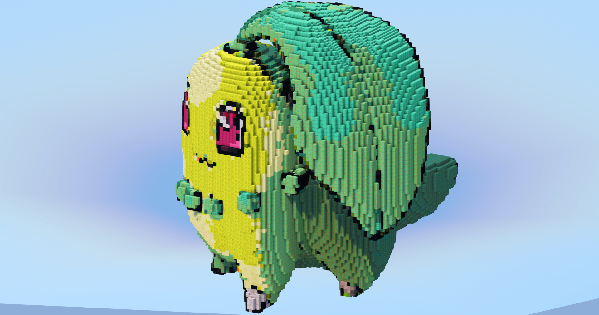 Chikorita — Minecraft Build by LeonisBuilds (2)