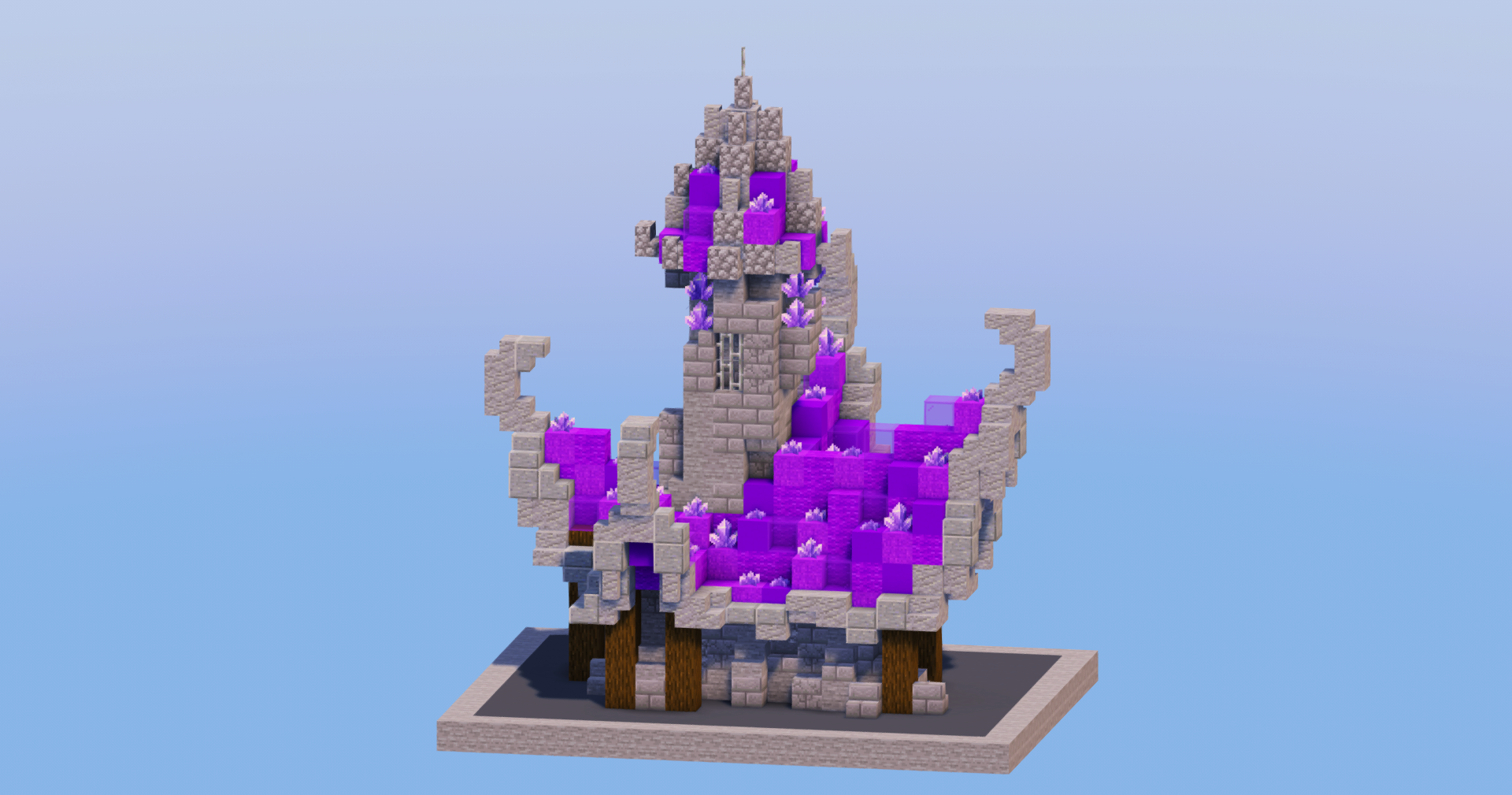 Magical Medieval Fantasy House 3 — Minecraft Build by LeonisBuilds