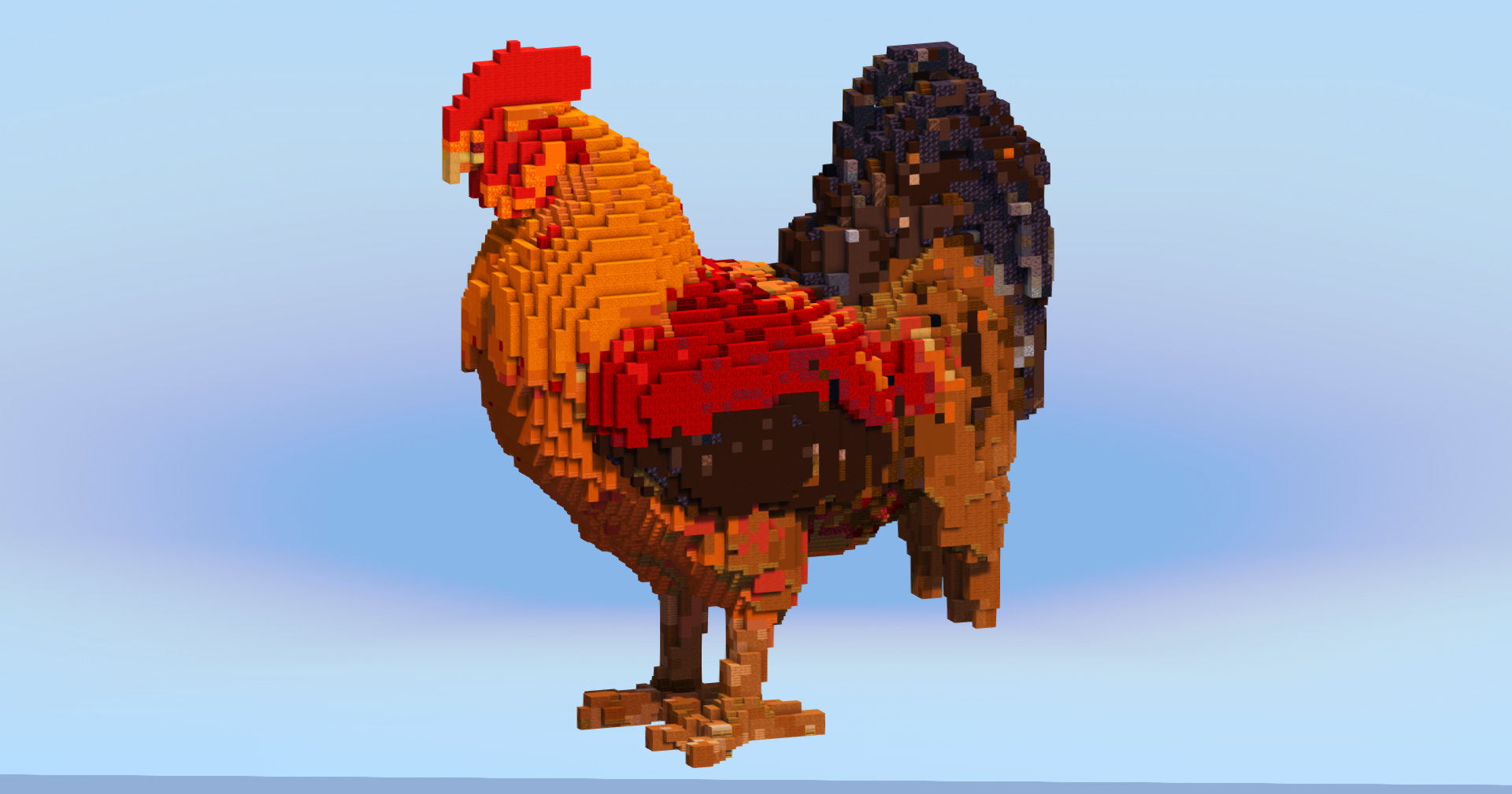 Rooster — Minecraft Build by LeonisBuilds