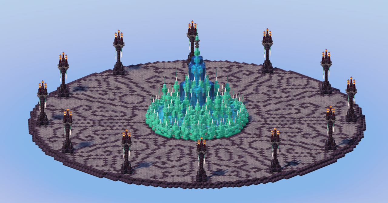 Gothic Square v2 Dark Copper — Minecraft Build by LeonisBuilds (2)