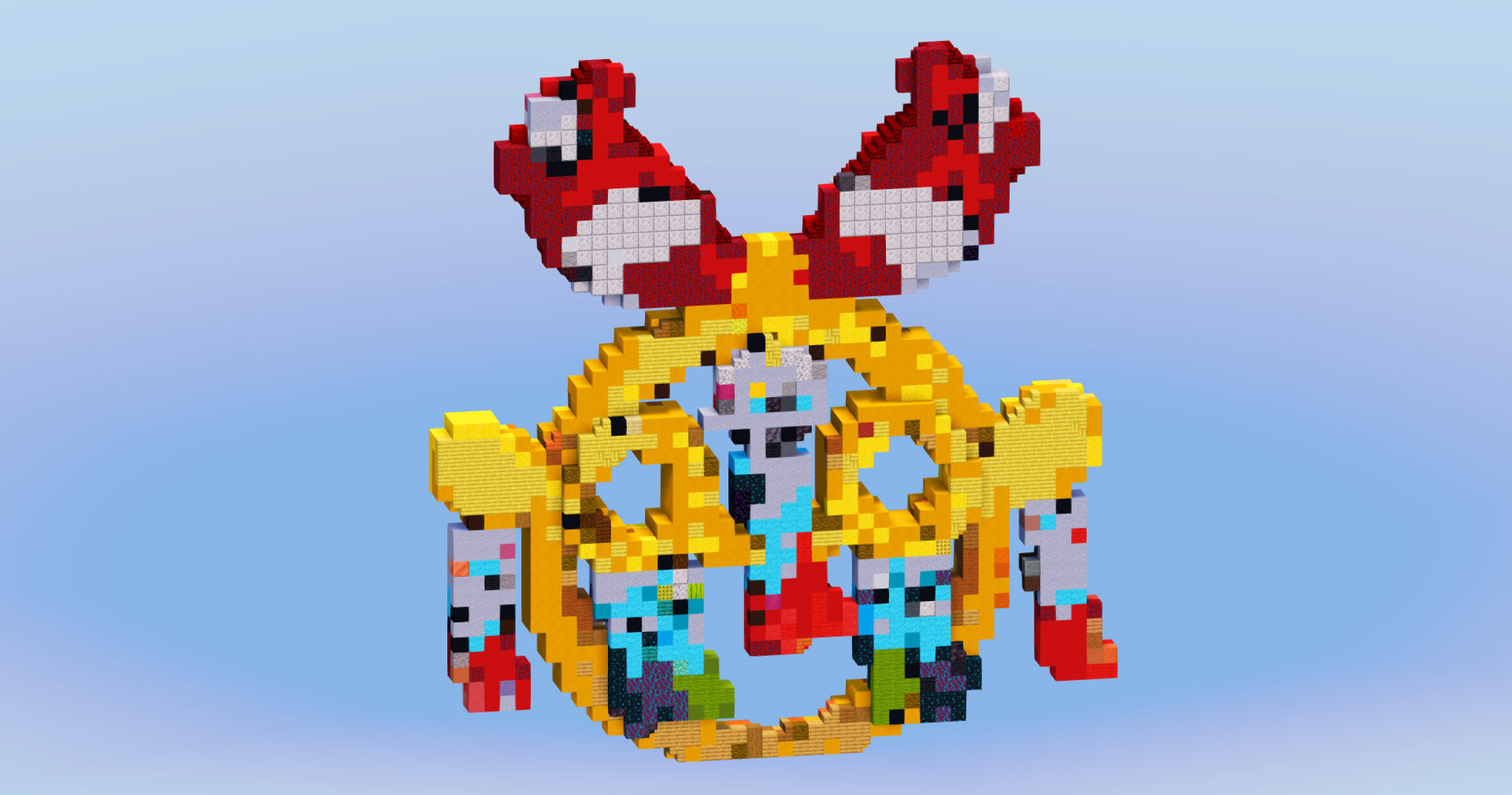 Mega Chimecho from Pokemon — Minecraft Build by LeonisBuilds