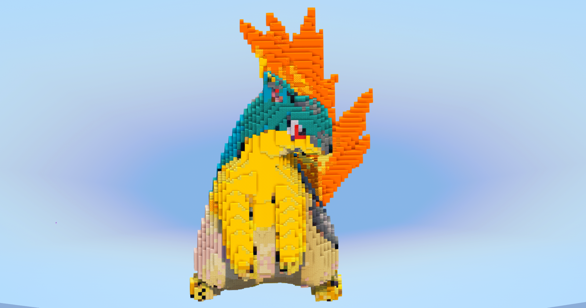 Quilava — Minecraft Build by LeonisBuilds