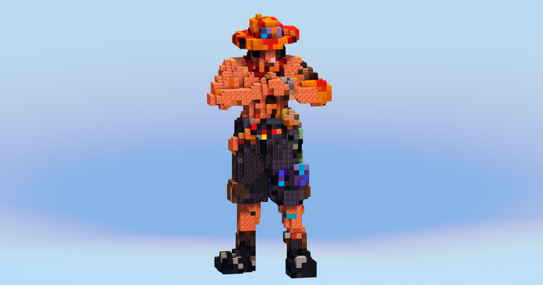 Ace from One Piece — Minecraft Build by LeonisBuilds