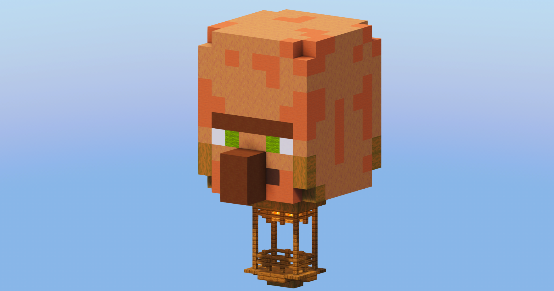 Villager Hot Air Balloon — Minecraft Build by LeonisBuilds (2)